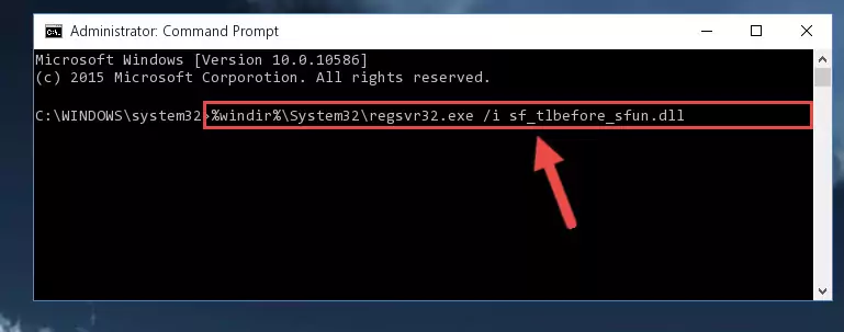 Creating a clean and good registry for the Sf_tlbefore_sfun.dll file (64 Bit için)