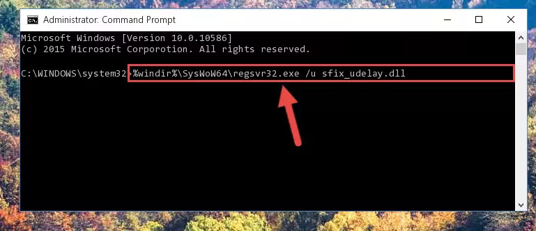 Creating a clean and good registry for the Sfix_udelay.dll file (64 Bit için)