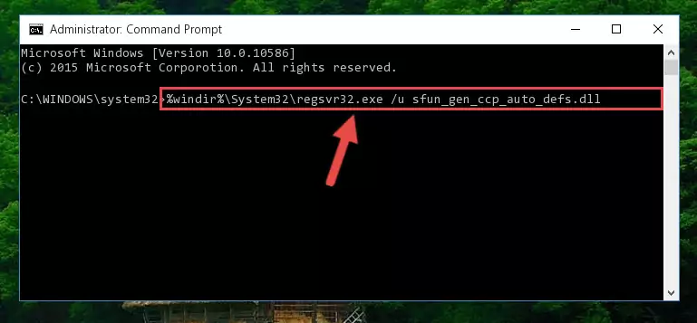 Extracting the Sfun_gen_ccp_auto_defs.dll library