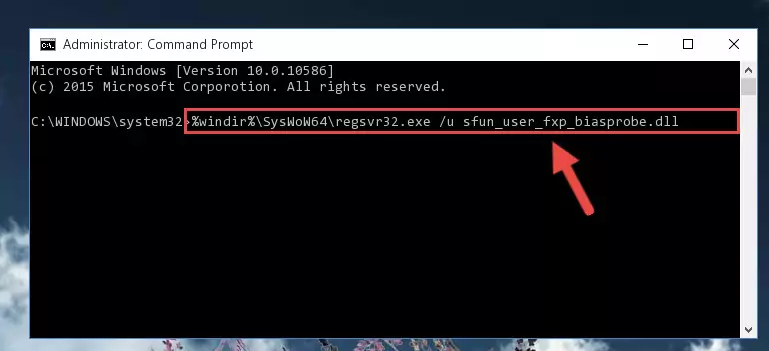Creating a clean and good registry for the Sfun_user_fxp_biasprobe.dll file (64 Bit için)