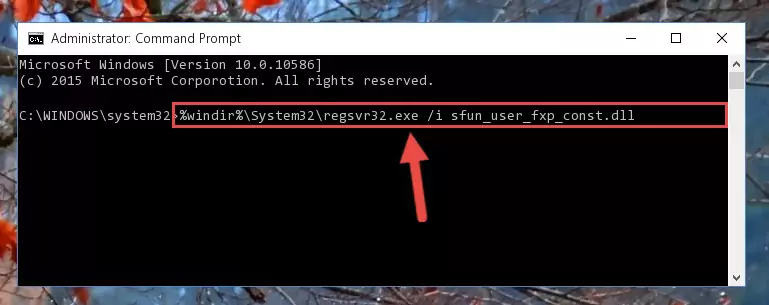 Creating a clean registry for the Sfun_user_fxp_const.dll file (for 64 Bit)