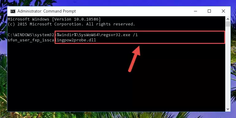 Uninstalling the Sfun_user_fxp_isscalingpow2probe.dll library's problematic registry from Regedit (for 64 Bit)