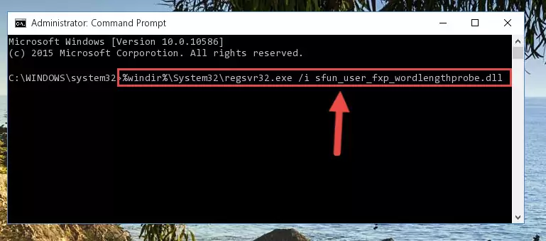 Creating a clean registry for the Sfun_user_fxp_wordlengthprobe.dll library (for 64 Bit)
