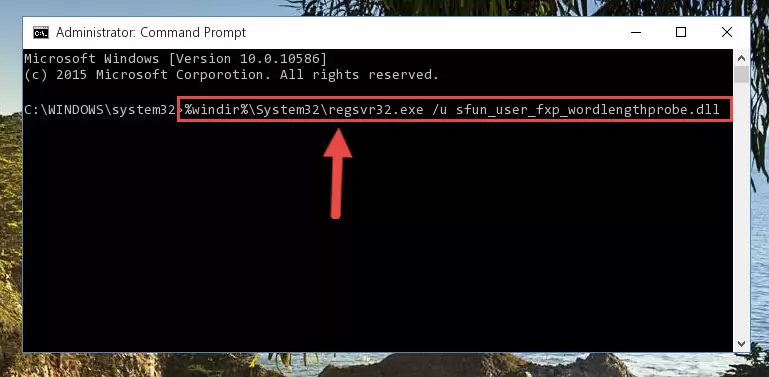Extracting the Sfun_user_fxp_wordlengthprobe.dll library