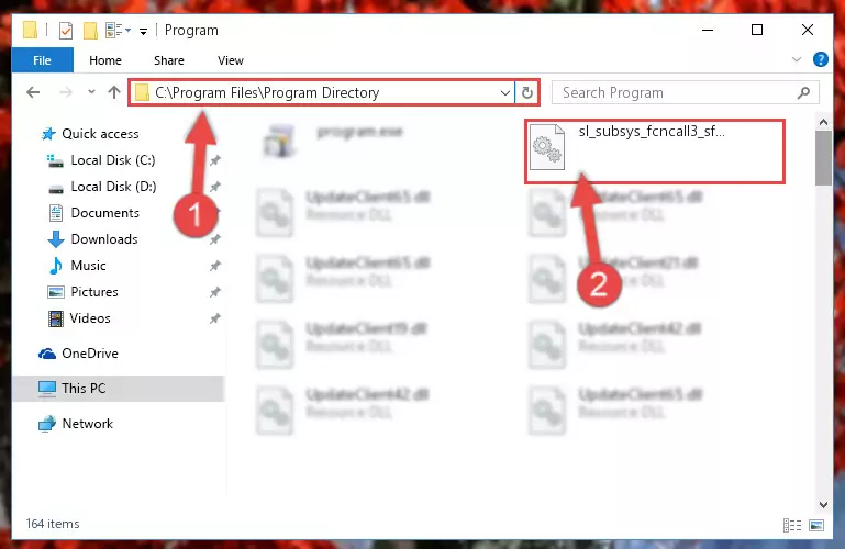 Choosing the Sl_subsys_fcncall3_sfun.dll library