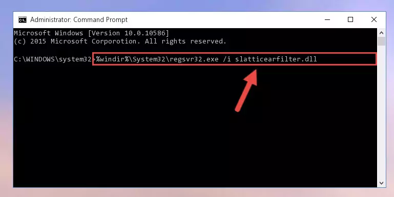 Creating a clean registry for the Slatticearfilter.dll library (for 64 Bit)
