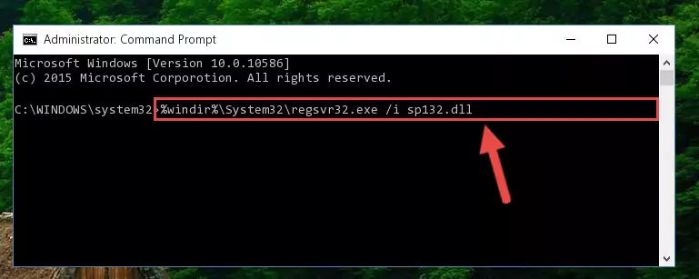 Deleting the damaged registry of the Sp132.dll