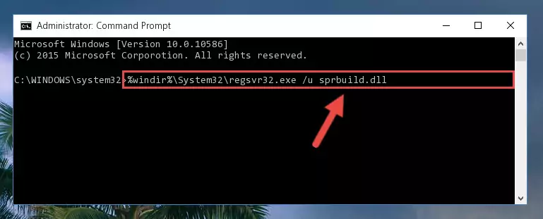 Making a clean registry for the Sprbuild.dll library in Regedit (Windows Registry Editor)
