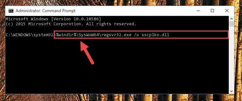 Creating a clean registry for the Sscplko.dll file (for 64 Bit)