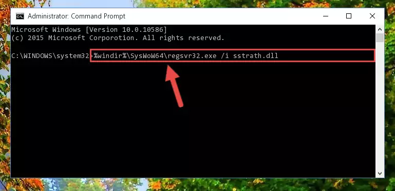 Cleaning the problematic registry of the Sstrath.dll file from the Windows Registry Editor