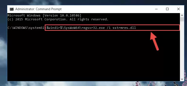 Uninstalling the broken registry of the Sstrmres.dll file from the Windows Registry Editor (for 64 Bit)