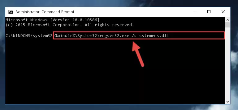 Creating a new registry for the Sstrmres.dll file