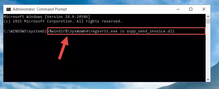 Making a clean registry for the Supp_send_invoice.dll file in Regedit (Windows Registry Editor)