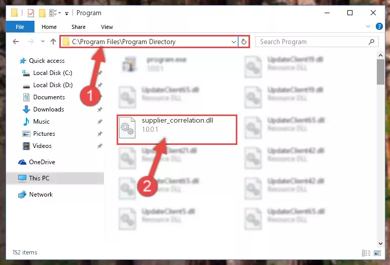 Uninstalling the Supplier_correlation.dll library's problematic registry from Regedit (for 64 Bit)