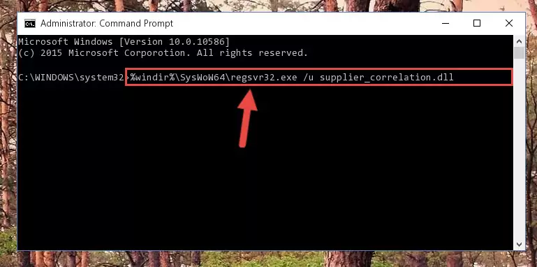 Making a clean registry for the Supplier_correlation.dll library in Regedit (Windows Registry Editor)