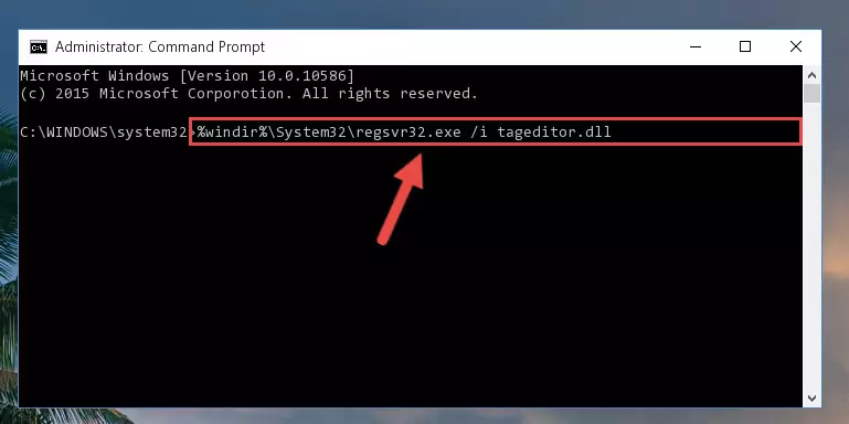 Creating a clean and good registry for the Tageditor.dll file (64 Bit için)