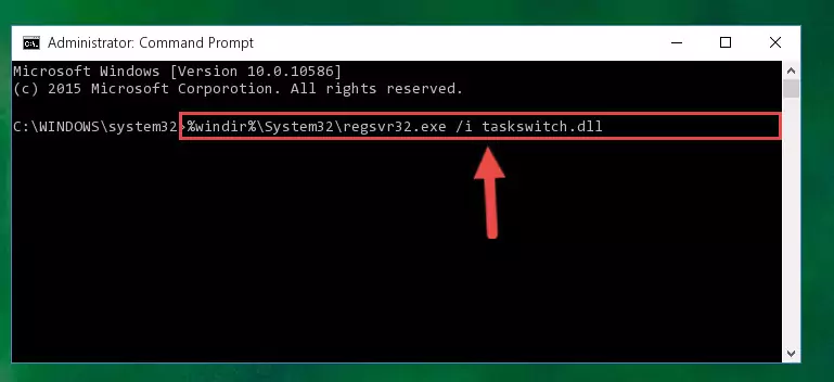 Cleaning the problematic registry of the Taskswitch.dll library from the Windows Registry Editor