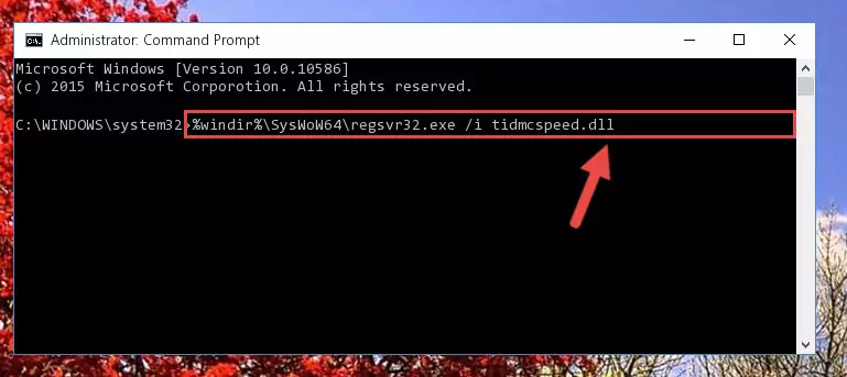 Uninstalling the broken registry of the Tidmcspeed.dll file from the Windows Registry Editor (for 64 Bit)