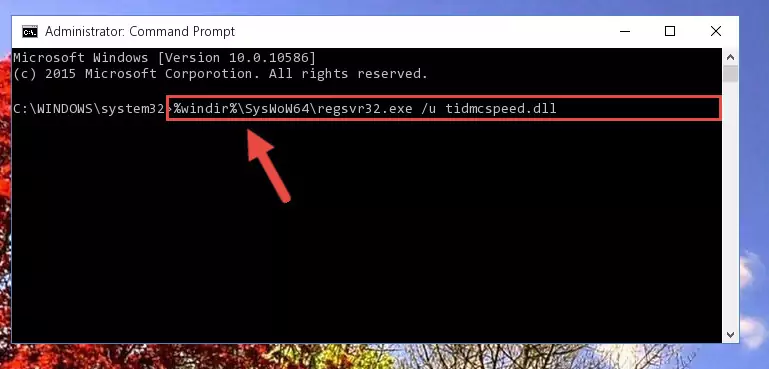 Creating a clean registry for the Tidmcspeed.dll file (for 64 Bit)