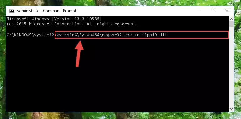 Reregistering the Tipp10.dll library in the system (for 64 Bit)