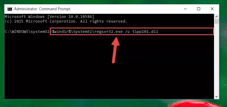 Creating a new registry for the Tipp101.dll file