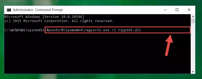 Uninstalling the broken registry of the Tipp103.dll file from the Windows Registry Editor (for 64 Bit)