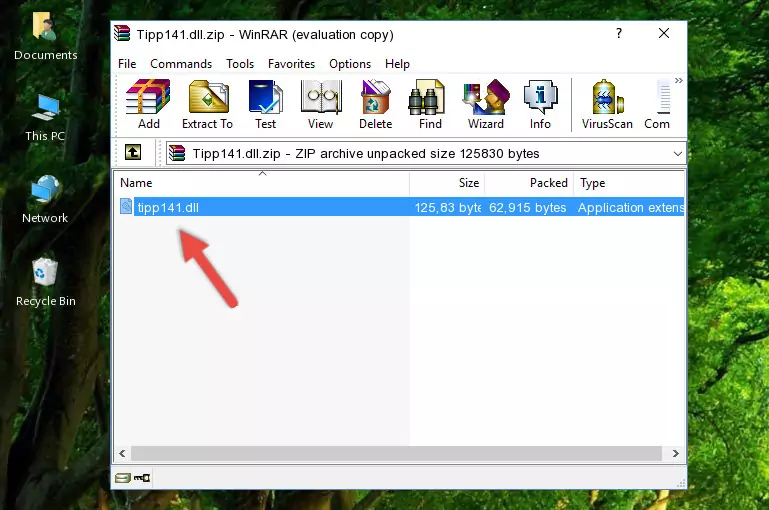 Copying the Tipp141.dll library into the program's installation directory