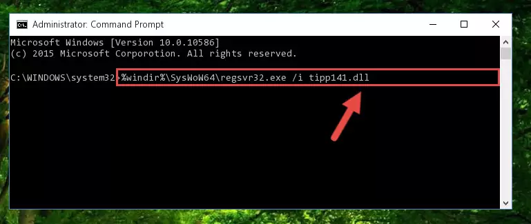 Uninstalling the Tipp141.dll library's problematic registry from Regedit (for 64 Bit)