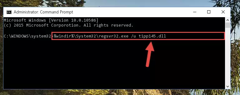Making a clean registry for the Tipp145.dll library in Regedit (Windows Registry Editor)