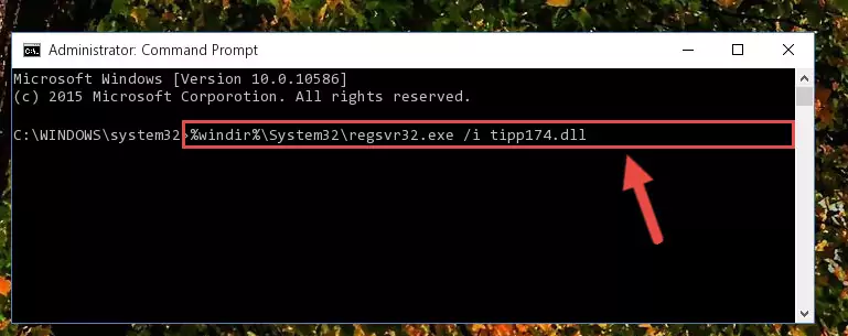 Cleaning the problematic registry of the Tipp174.dll file from the Windows Registry Editor