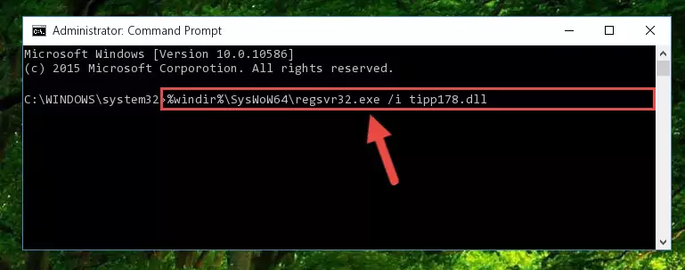 Uninstalling the Tipp178.dll file's broken registry from the Registry Editor (for 64 Bit)