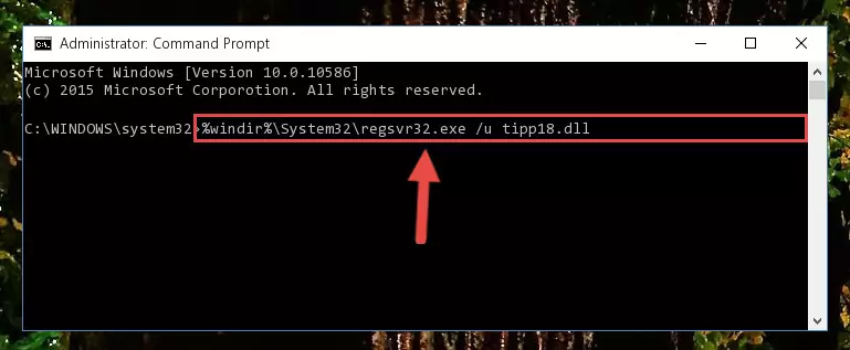 Making a clean registry for the Tipp18.dll library in Regedit (Windows Registry Editor)
