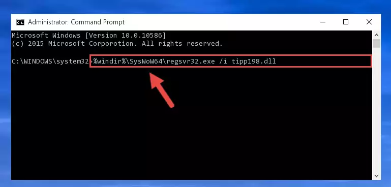 Uninstalling the broken registry of the Tipp198.dll library from the Windows Registry Editor (for 64 Bit)
