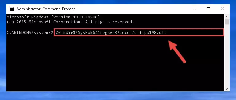 Creating a clean registry for the Tipp198.dll library (for 64 Bit)