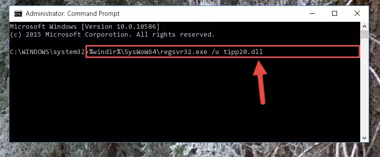 Creating a new registry for the Tipp20.dll library