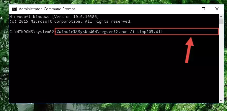 Uninstalling the Tipp205.dll file's problematic registry from Regedit (for 64 Bit)