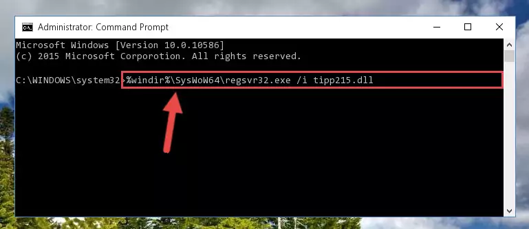 Uninstalling the Tipp215.dll library's problematic registry from Regedit (for 64 Bit)