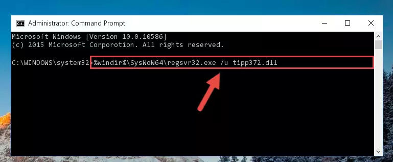 Reregistering the Tipp372.dll library in the system (for 64 Bit)