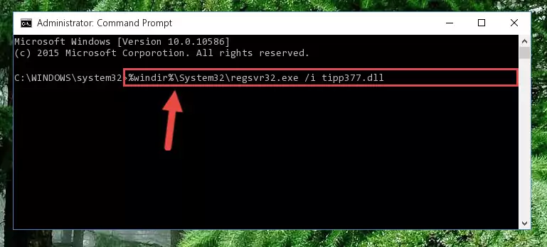 Creating a clean registry for the Tipp377.dll file (for 64 Bit)
