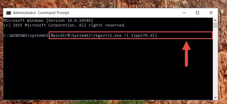 Reregistering the Tipp379.dll library in the system (for 64 Bit)