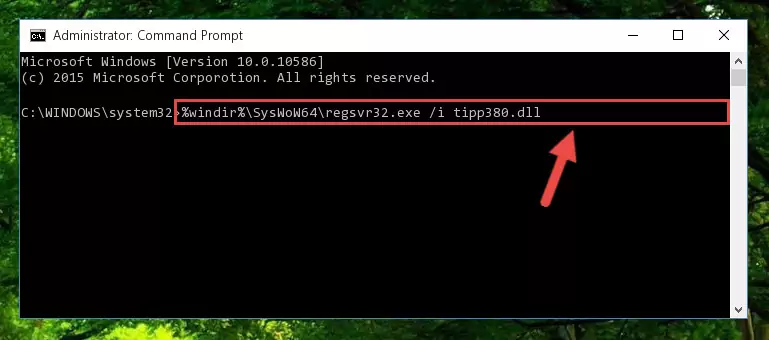 Uninstalling the broken registry of the Tipp380.dll library from the Windows Registry Editor (for 64 Bit)