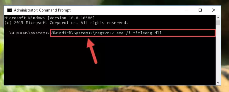 Creating a clean registry for the Titleeng.dll library (for 64 Bit)