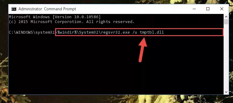 Creating a new registry for the Tmptbl.dll file