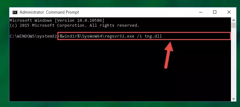 Uninstalling the broken registry of the Tng.dll file from the Windows Registry Editor (for 64 Bit)