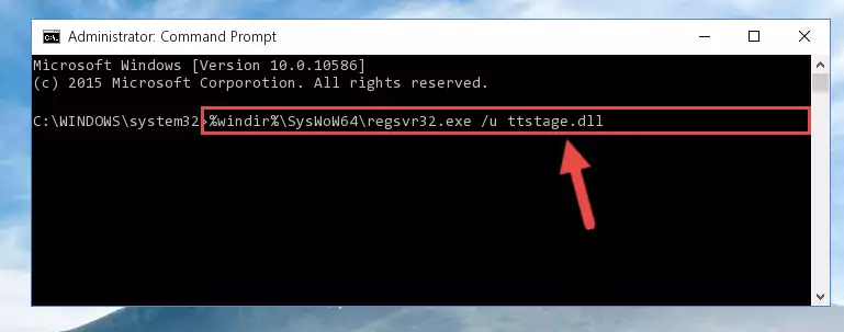 Creating a clean registry for the Ttstage.dll library (for 64 Bit)