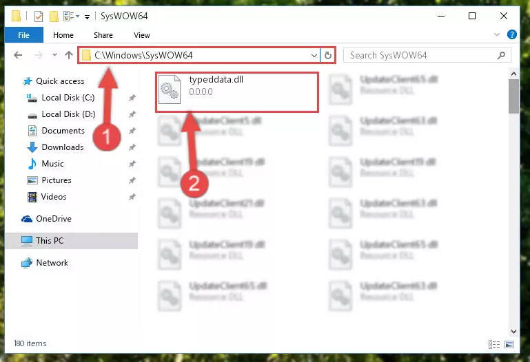 Extracting the Typeddata.dll library to the desktop