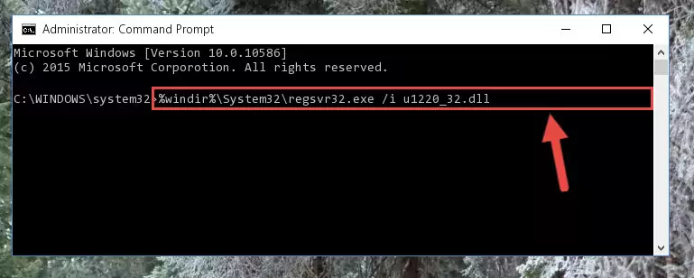 Creating a clean registry for the U1220_32.dll file (for 64 Bit)