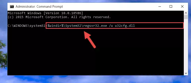 Making a clean registry for the U32cfg.dll file in Regedit (Windows Registry Editor)