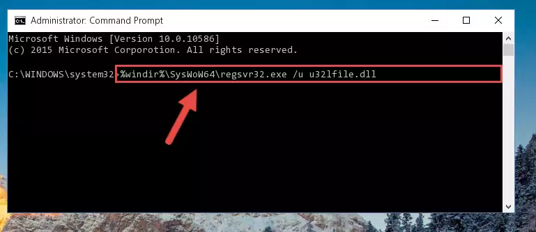 Making a clean registry for the U32lfile.dll library in Regedit (Windows Registry Editor)