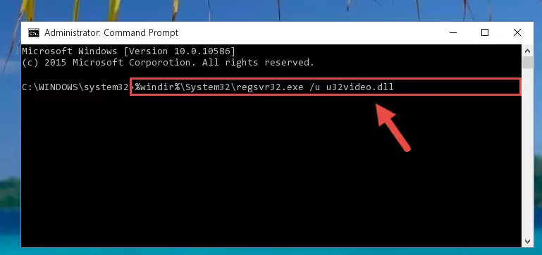 Creating a new registry for the U32video.dll file